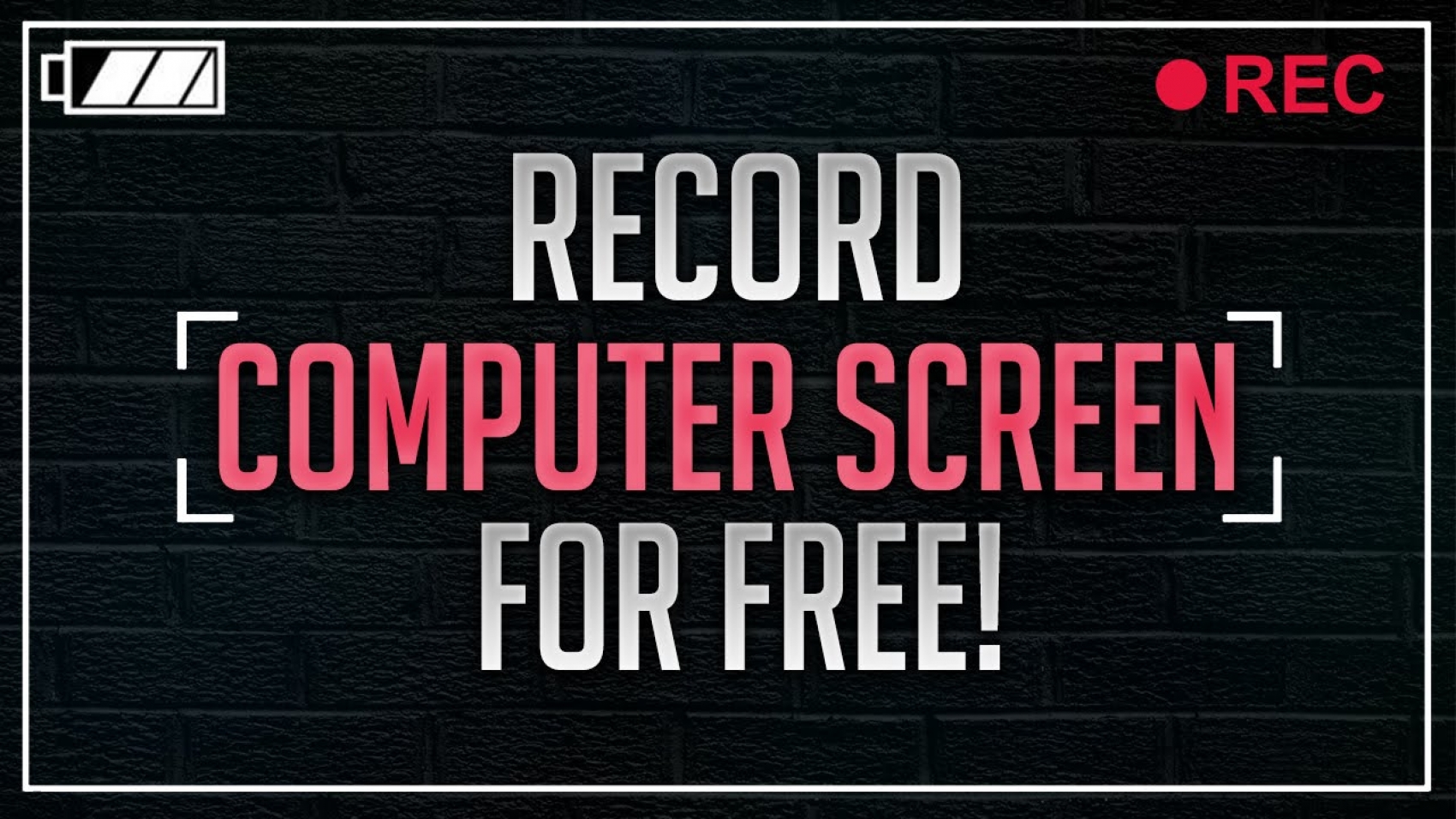 record your computer screen