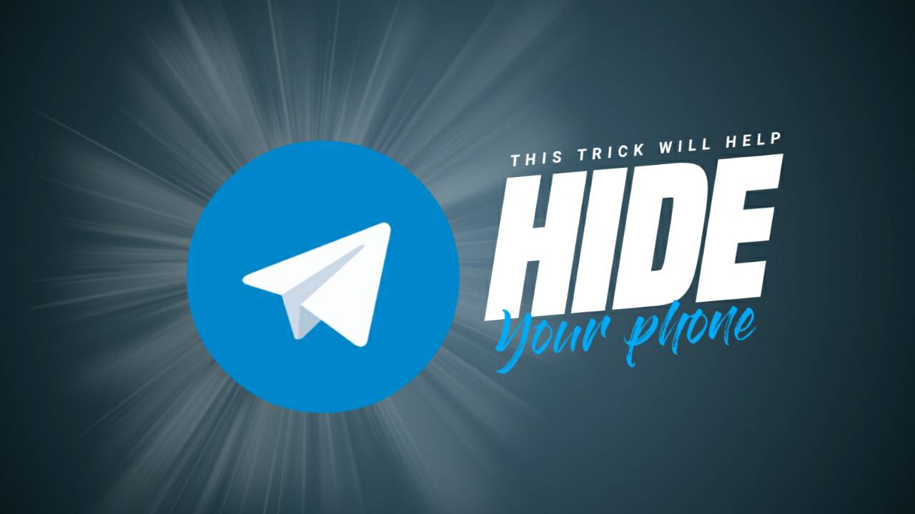 how to hide phone number on telegram