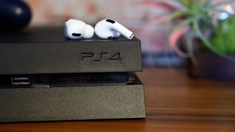 How to connect airpods to ps4?