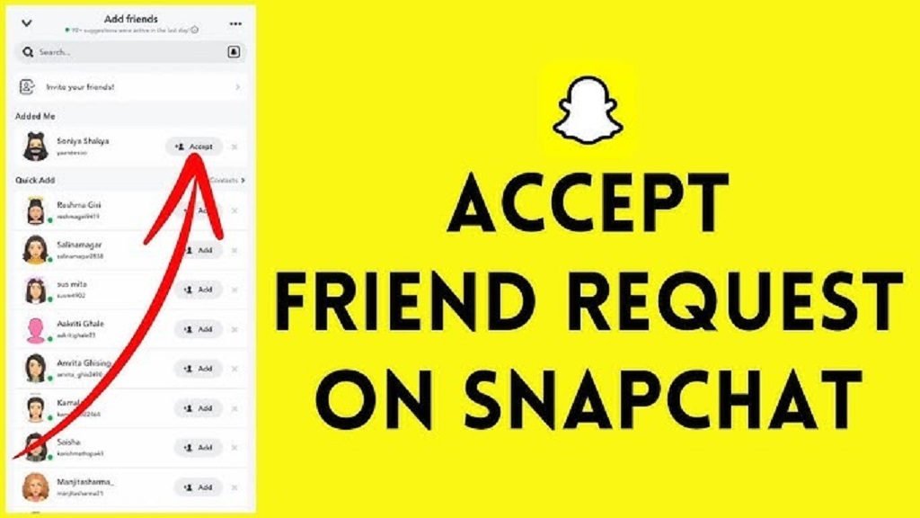 When you accept a friend on Snapchat, are they notified