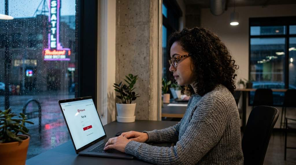 Seattle marketer researching Pinterest trends anonymously